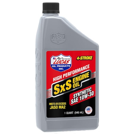 Lucas Oil 10W30 SXS Synthetic Oil - 1 qt. LUC11204